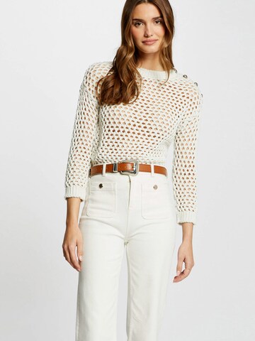 Pullover di Morgan in bianco: frontale