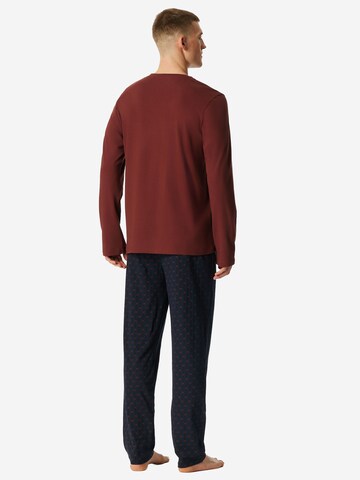 SCHIESSER - Pijama largo 'Casual Essentials' en azul