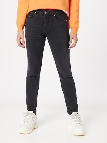 SCOTCH & SODA Skinny Džíny 'Essentials Bohemienne skinny jeans' – černá: přední strana