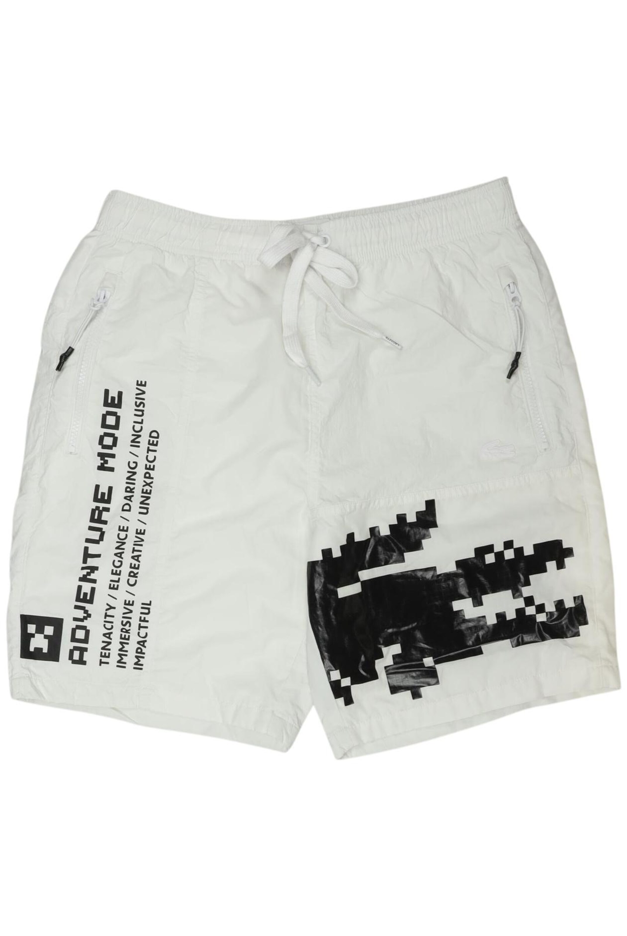 LACOSTE Shorts in 29 in White: front