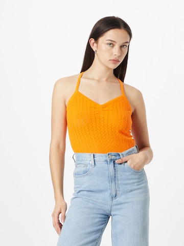 Tops en tricot 'Taliana' Designers Remix en orange : devant