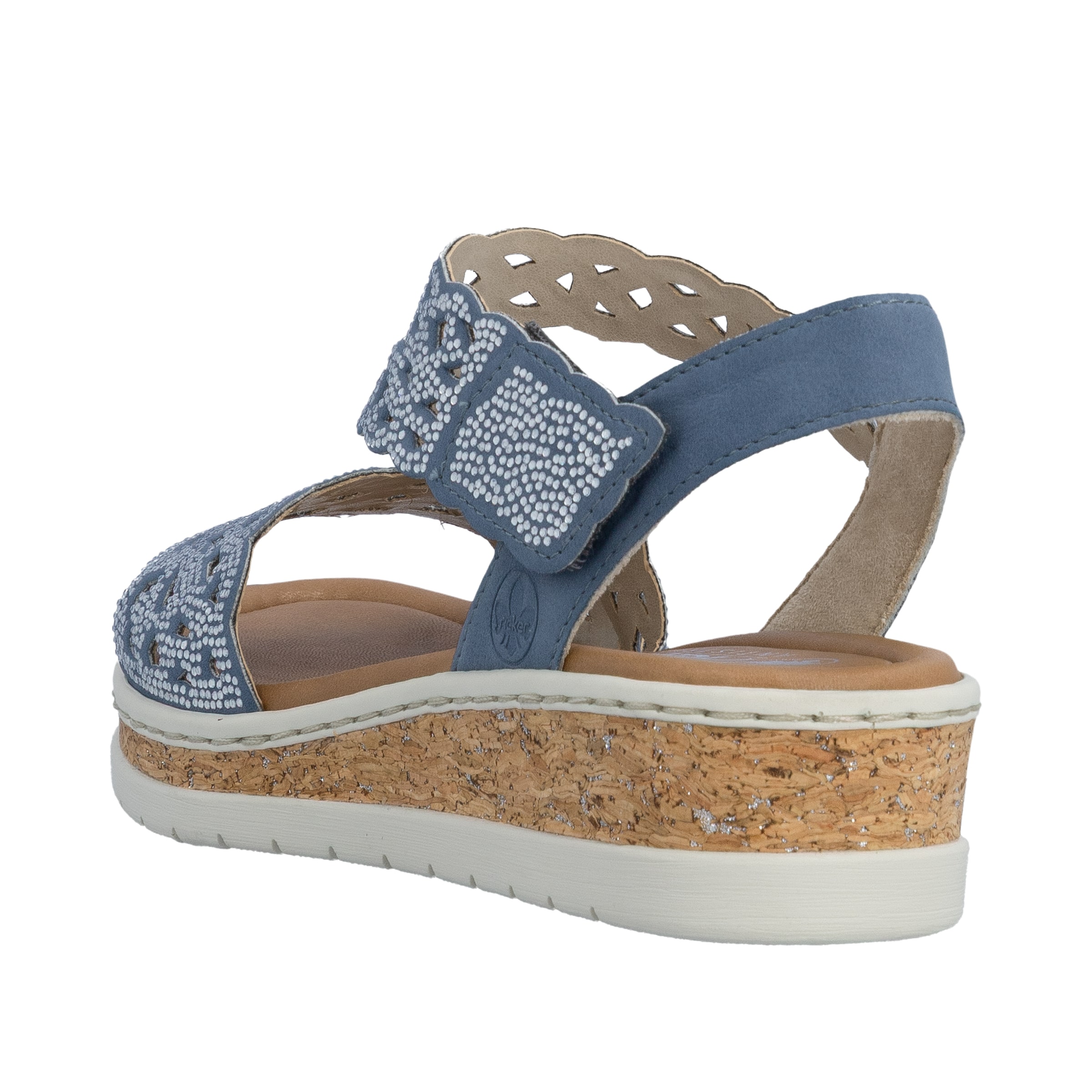 Sandales à lanières Rieker en bleu