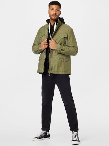 Superdry Prehodna jakna | zelena barva