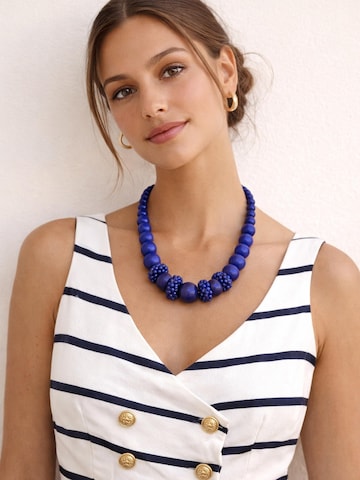COLLEZIONE ALESSANDRO Necklace 'Letizia' in Blue