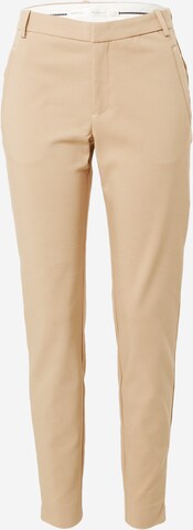 Coupe slim Pantalon 'Vanessa' InWear en beige : devant