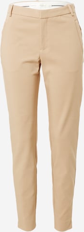 Coupe slim Pantalon 'Vanessa' InWear en beige : devant