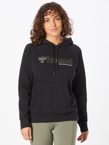 Hummel Sportief sweatshirt 'Noni' in Zwart: voorkant
