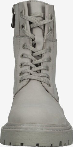 MARCO TOZZI Lace-Up Ankle Boots in Grey