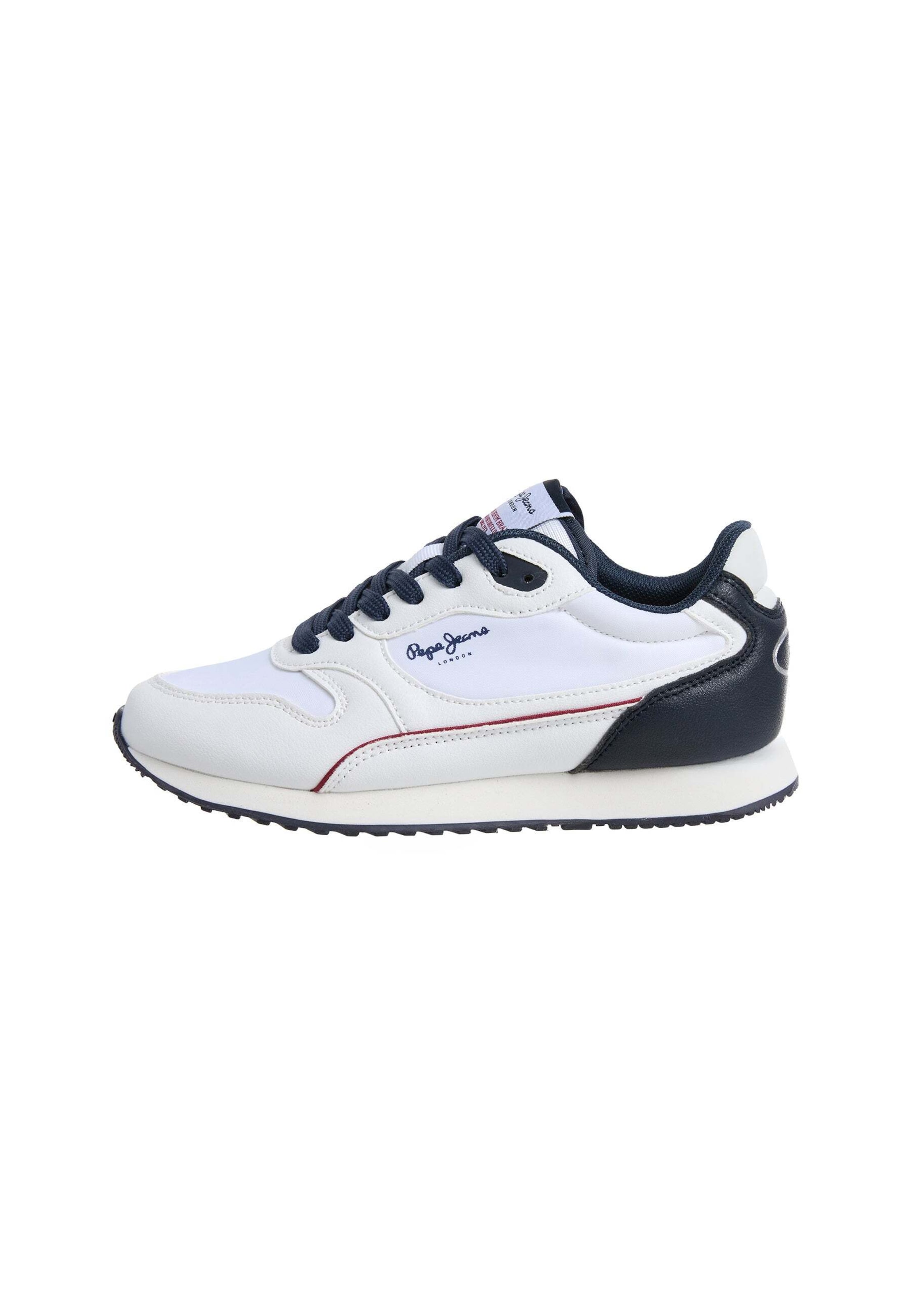 Pepe Jeans Sneakers laag 'Bexley Origin B' in Wit: voorkant