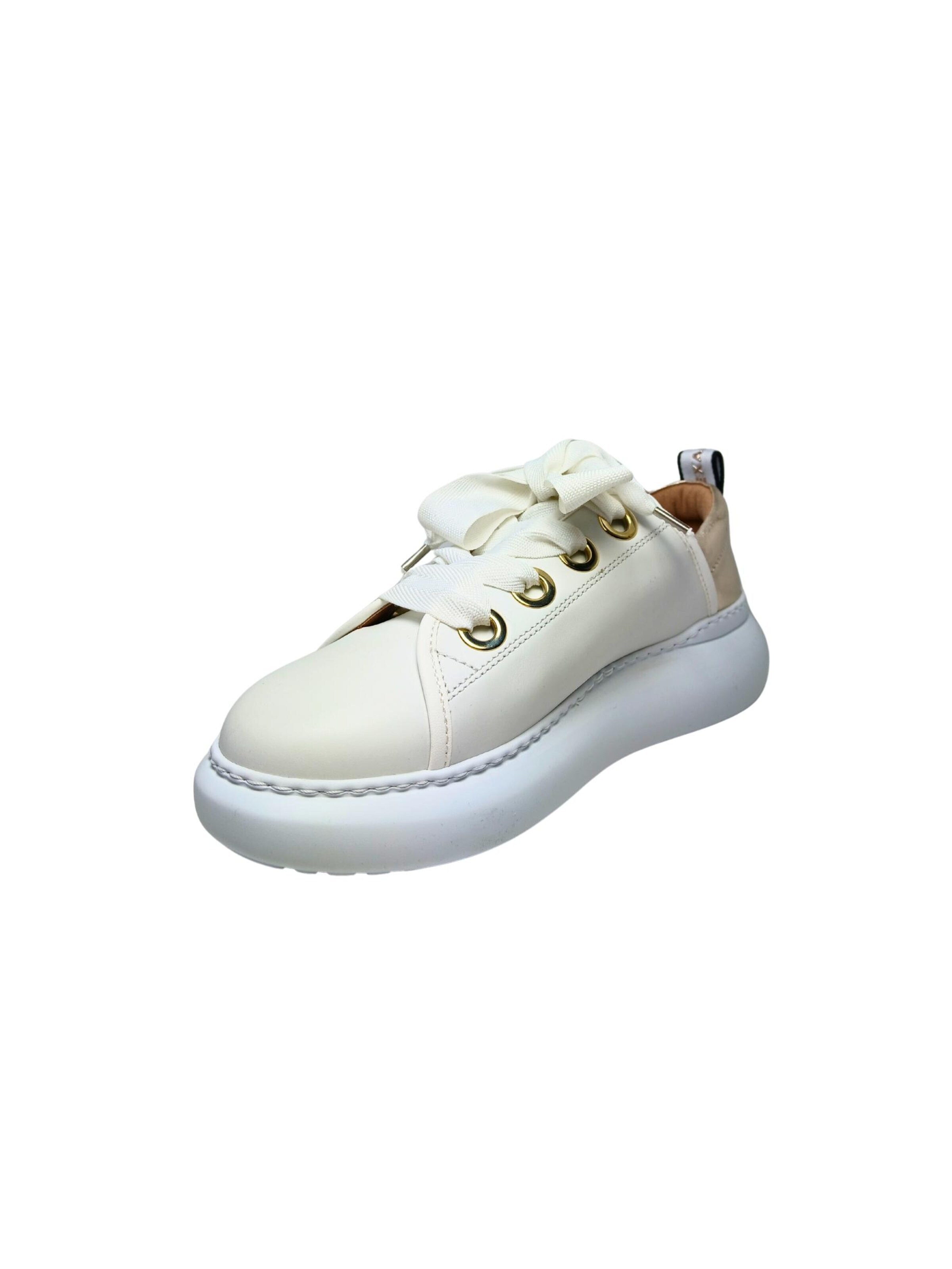 Sneaker bassa di Alexander Smith in bianco: frontale