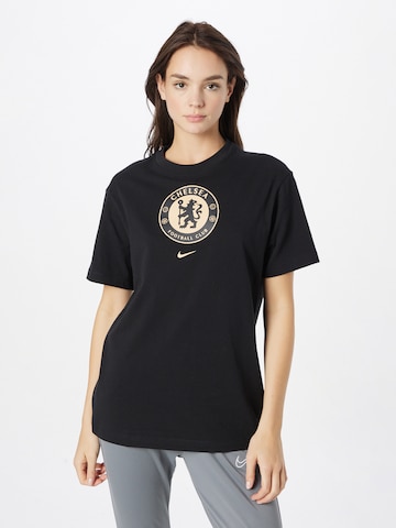 T-shirt fonctionnel NIKE en noir : devant