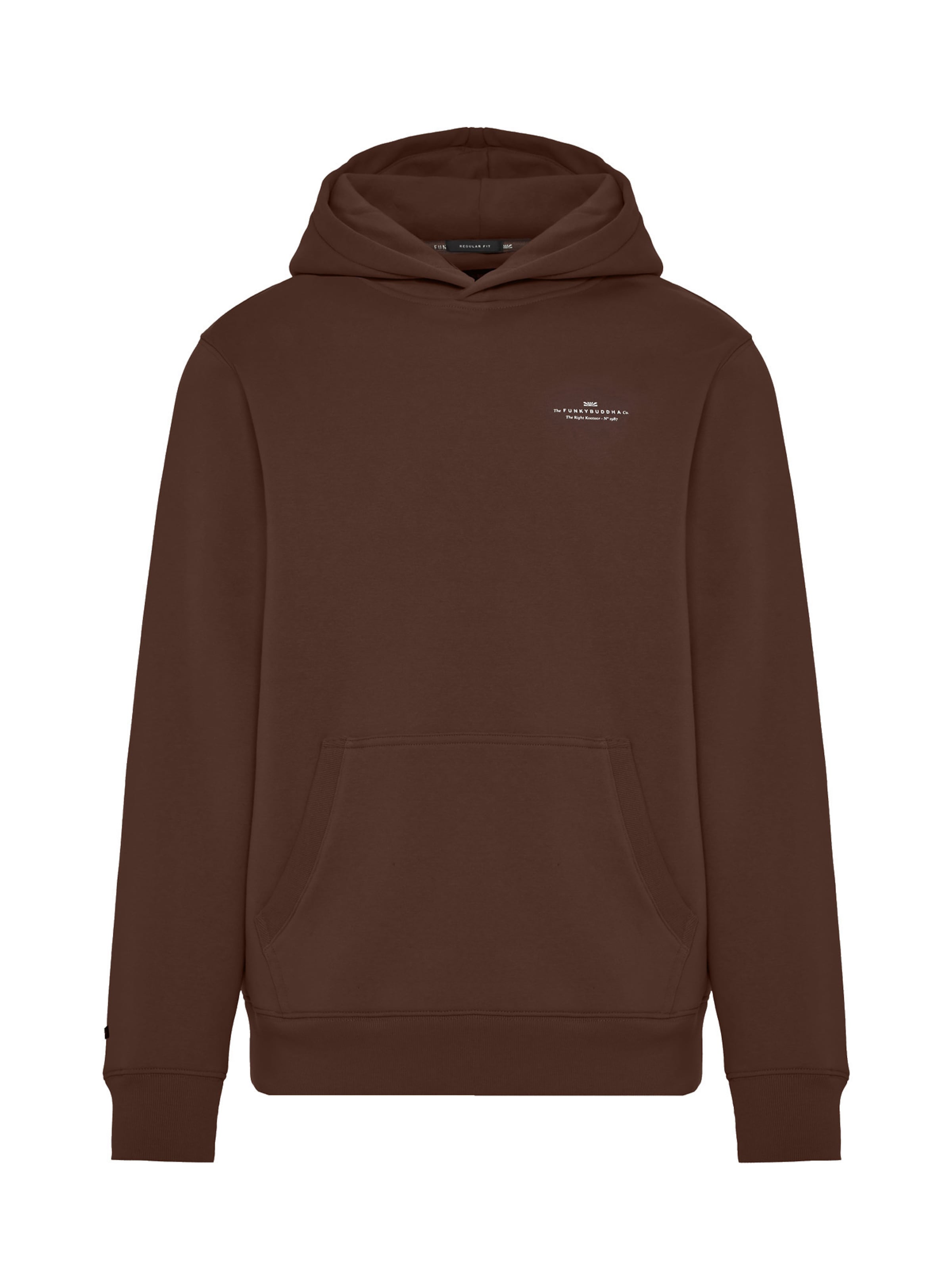 Funky Buddha Πουλόβερ σε καφέ: μπροστά