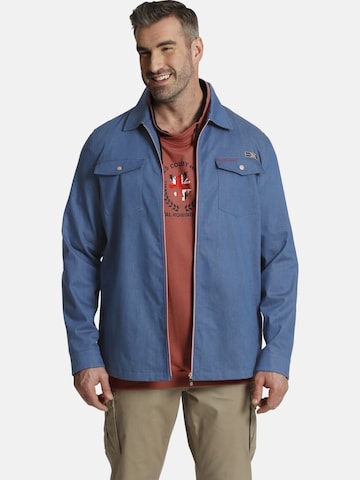 Charles Colby Between-Season Jacket 'Sir Reeves' in Blue: front