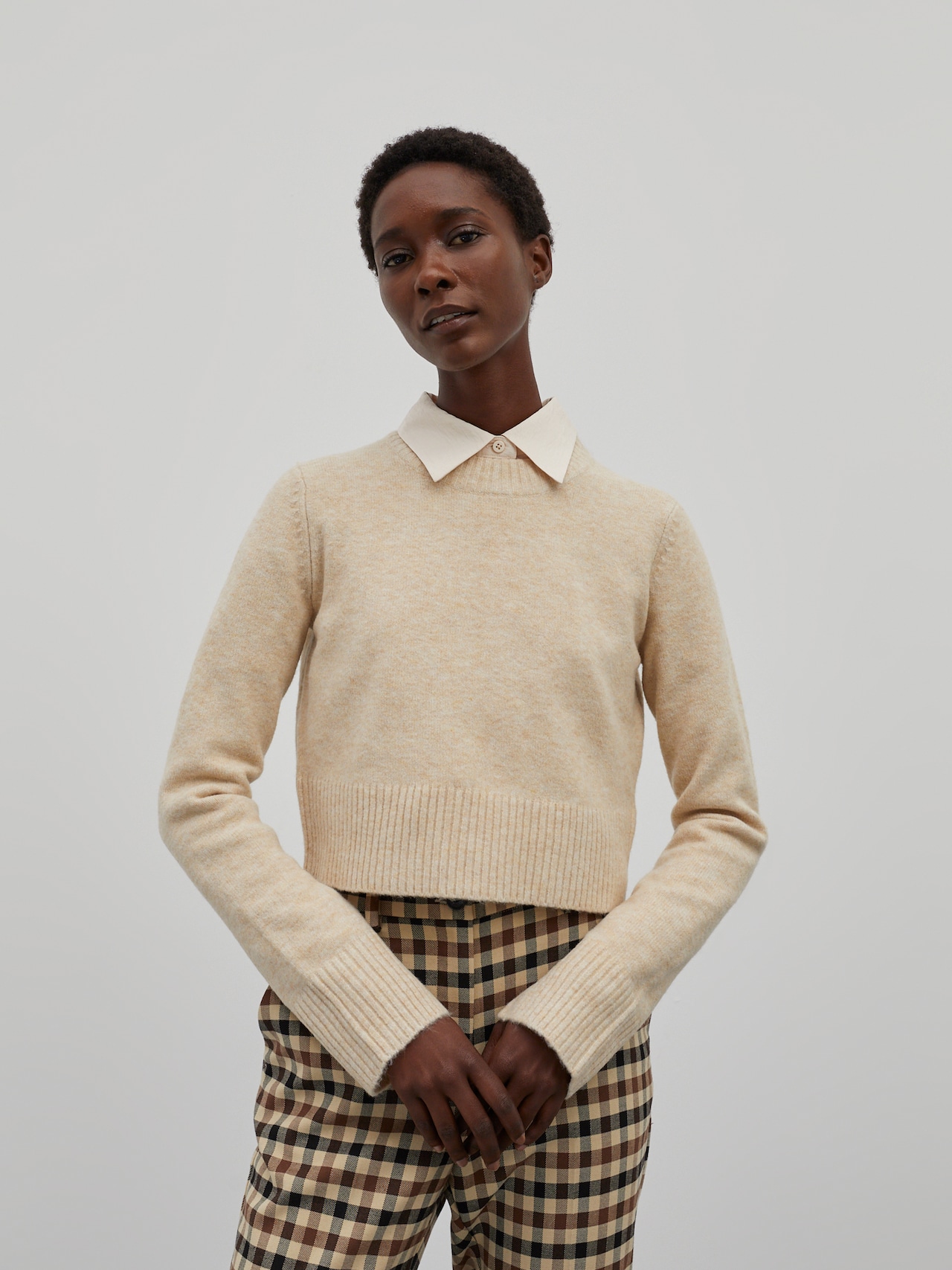 EDITED Pullover 'Lilliana' beige