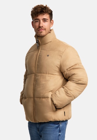 Veste d’hiver INDICODE JEANS en beige