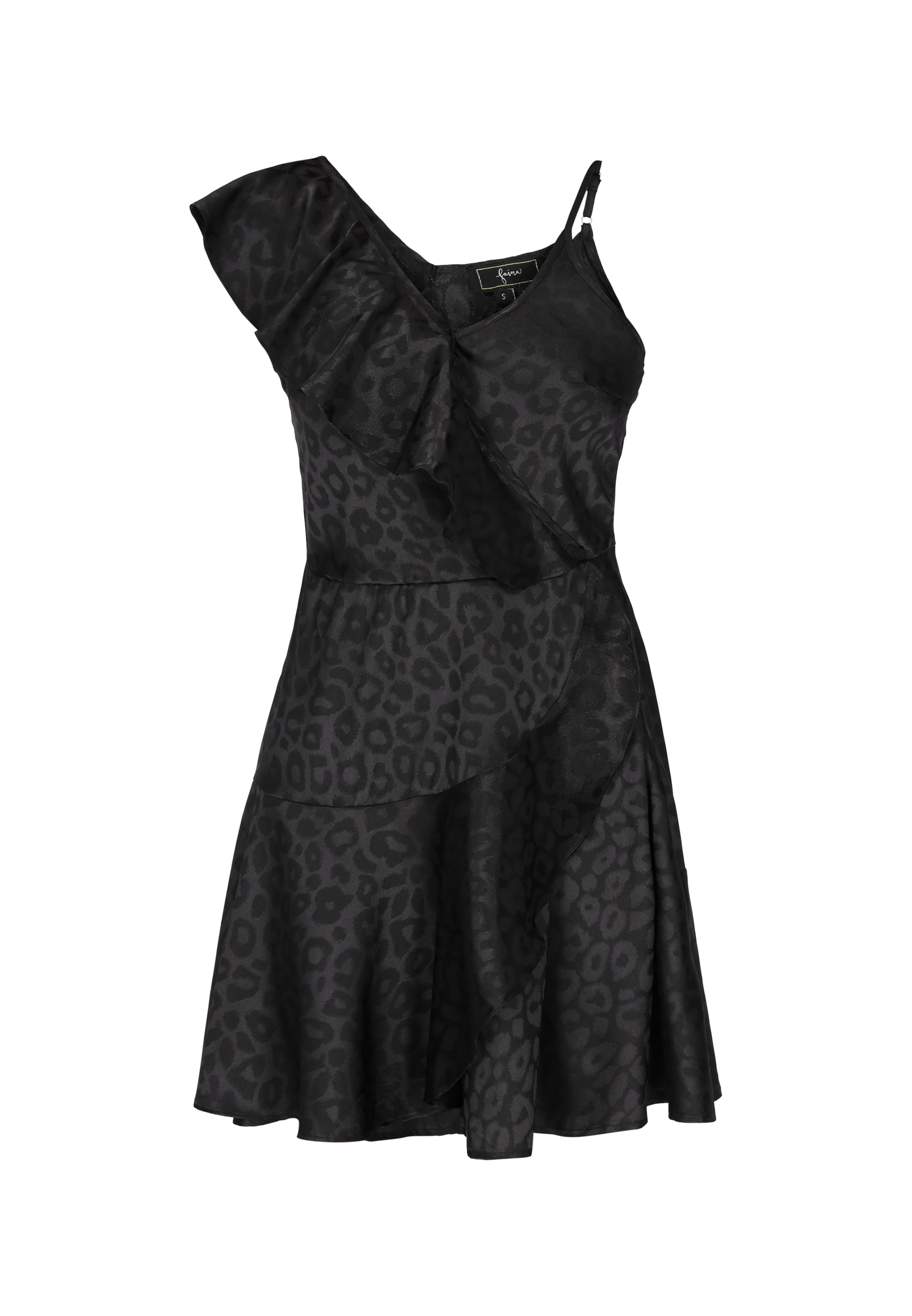 faina - Vestido en negro: frente