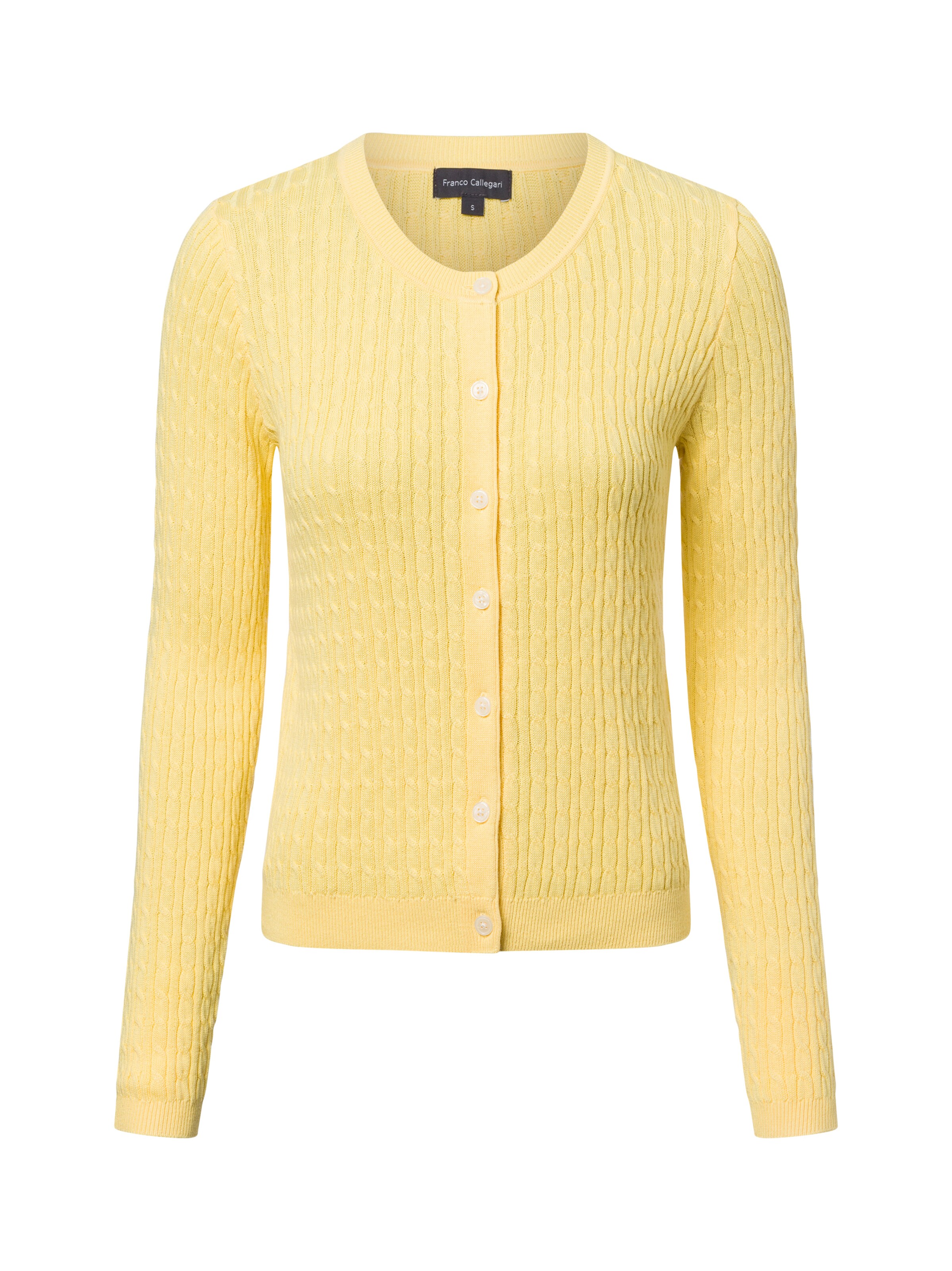 Pull-over ' ' Franco Callegari en jaune : devant