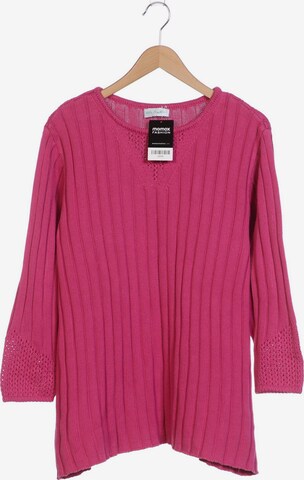 Ulla Popken Sweater & Cardigan in XXXL in Pink: front
