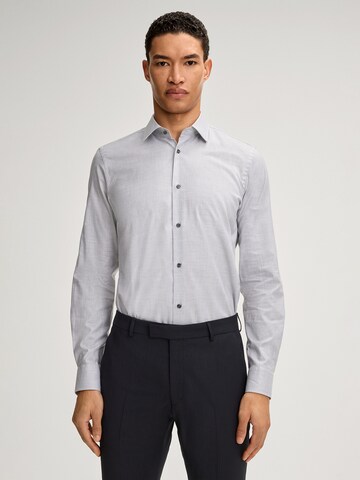 JOOP! Slim fit Business shirt 'Pit' in Grey: front
