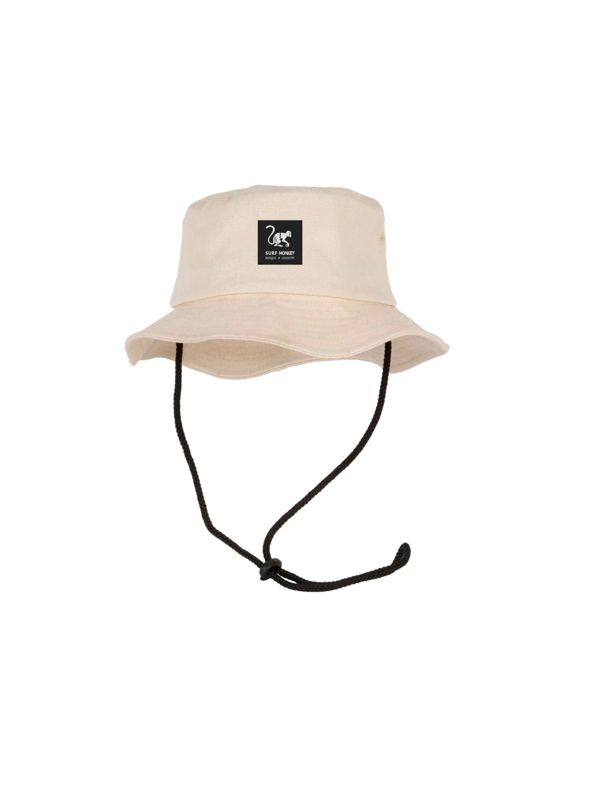 Chapeaux de sports Surf Monkey en blanc : devant