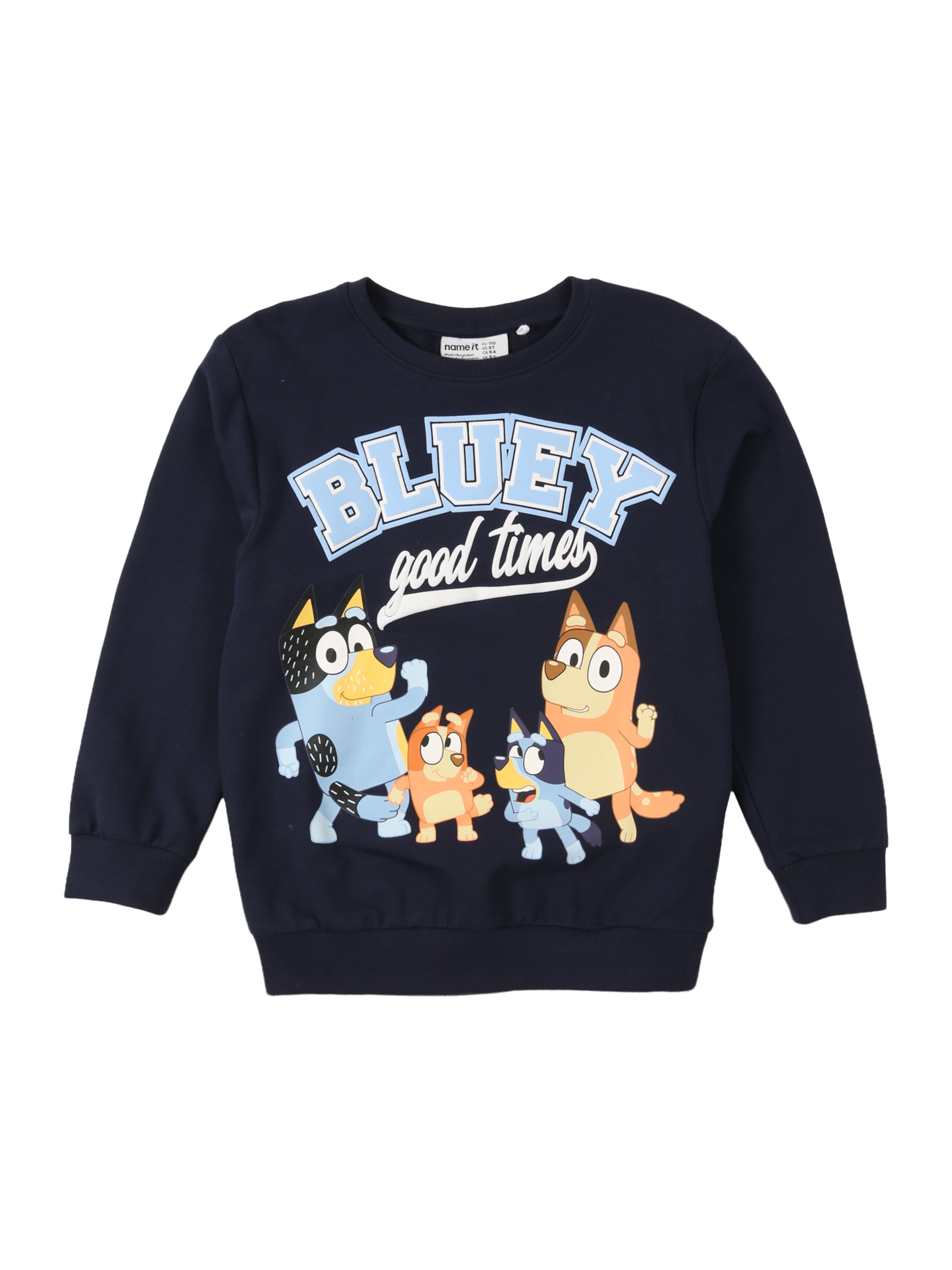 NAME IT Sweatshirt 'NMMJUST BLUEY' in Blue: front