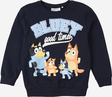 NAME IT Tréning póló 'NMMJUST BLUEY' - kék: elől