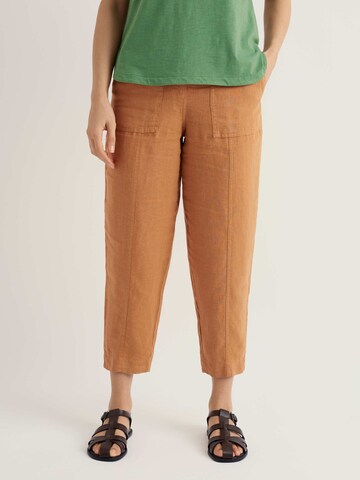 Seasalt Cornwall Regular Broek 'Saltings' in Bruin: voorkant