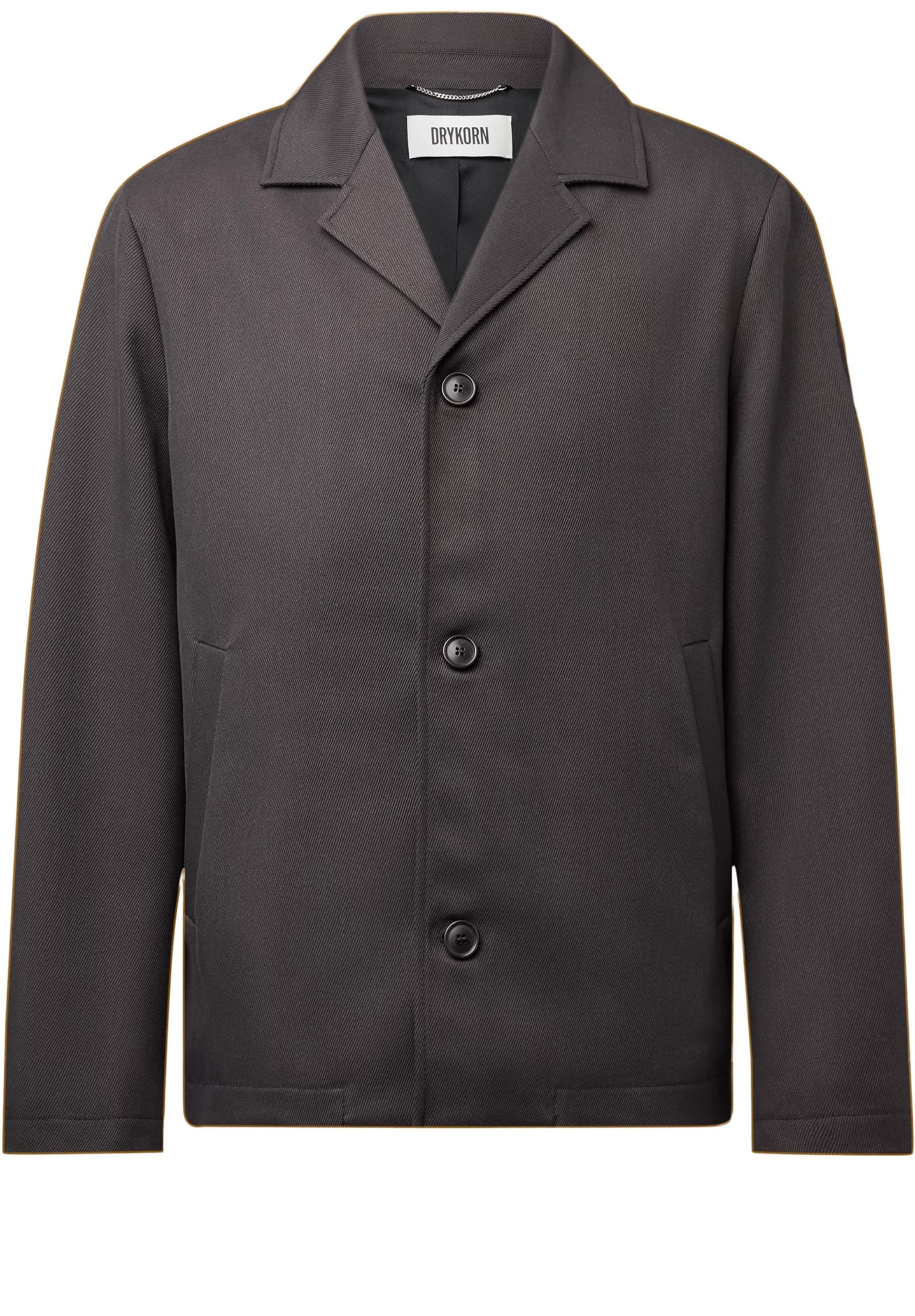 DRYKORN Regular fit Button Up Shirt 'Louvin' in Brown: front