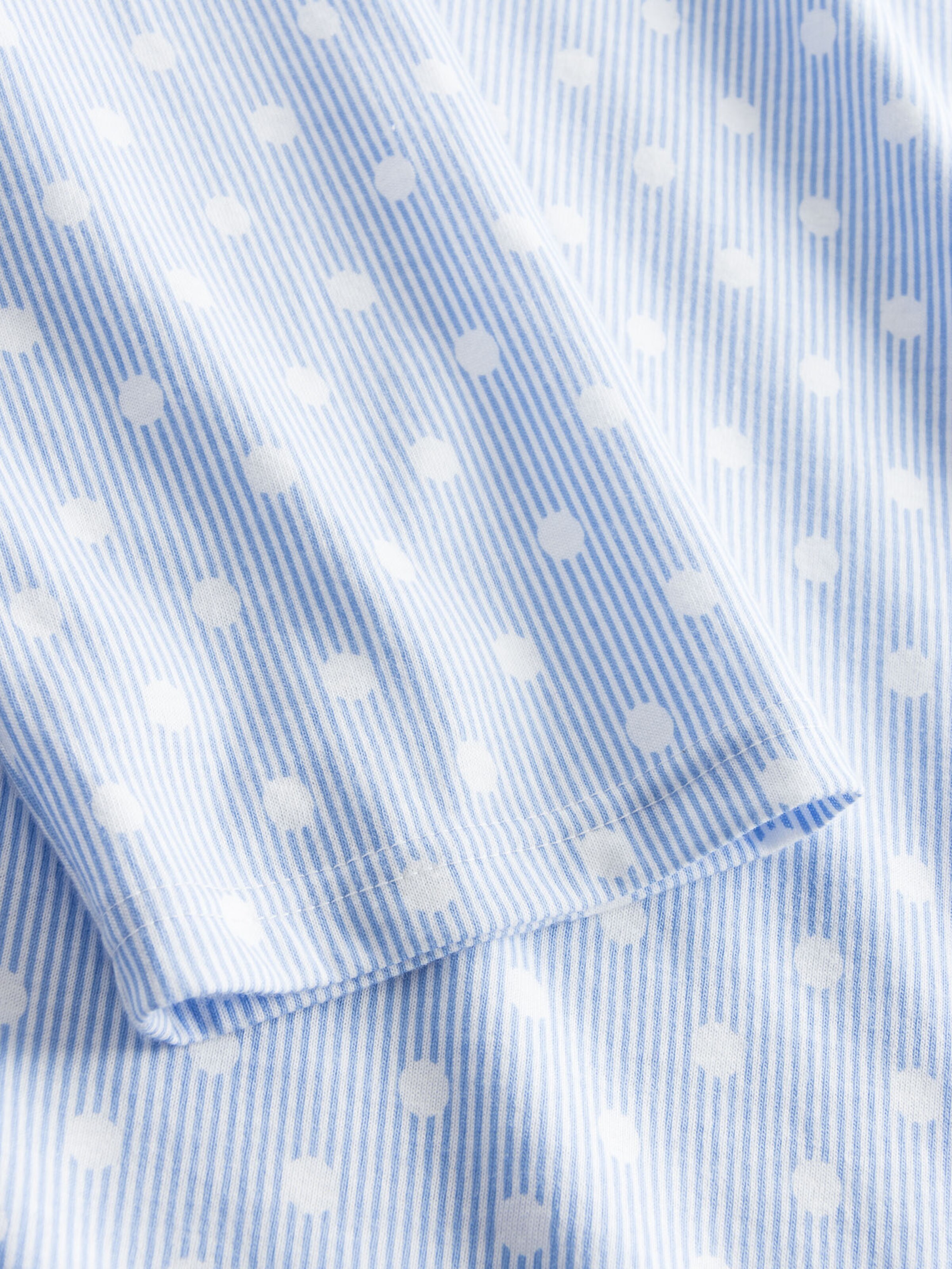 Rösch Nachthemd ' Mustermix ' in Blau