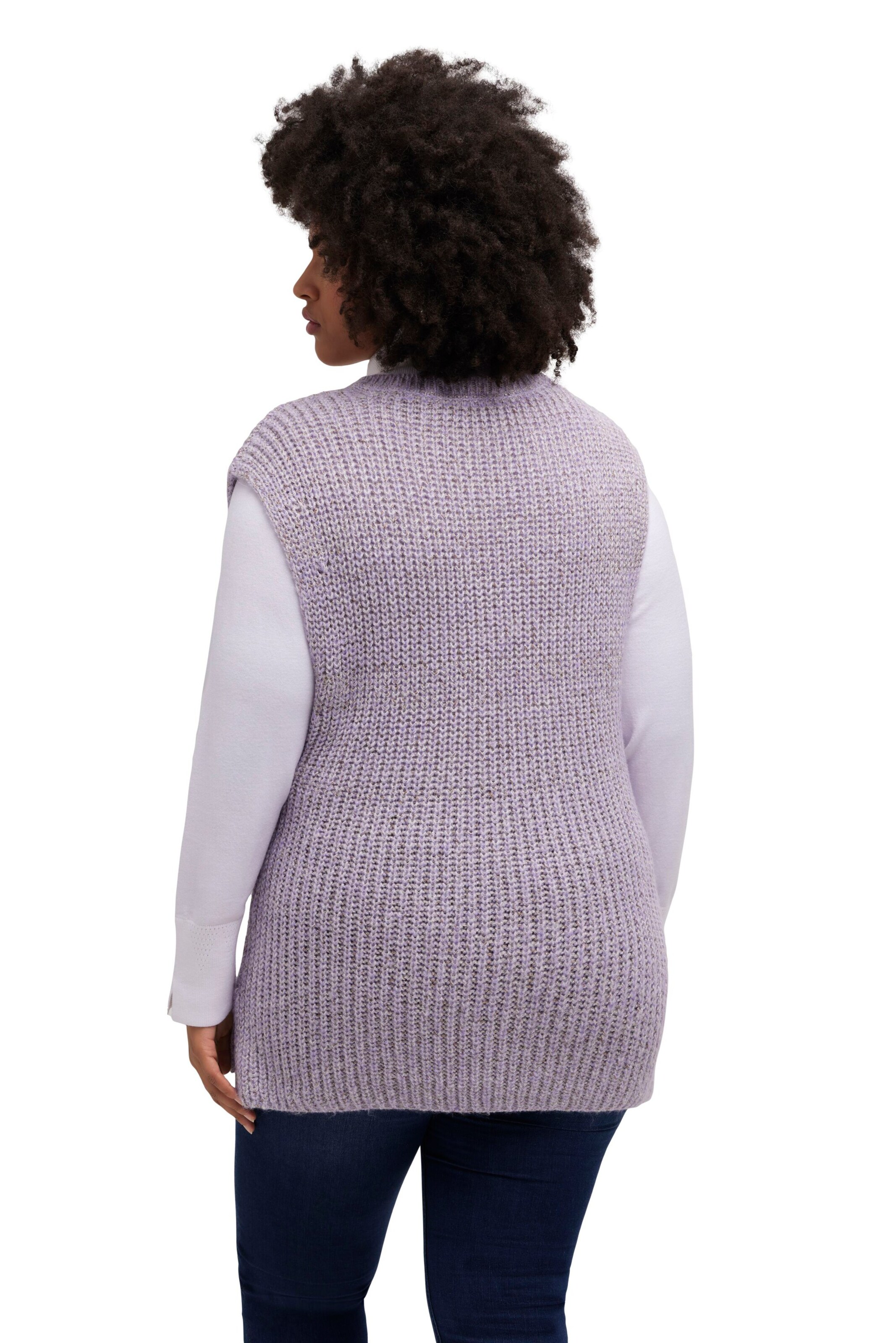 Ulla Popken Pullover in Lila