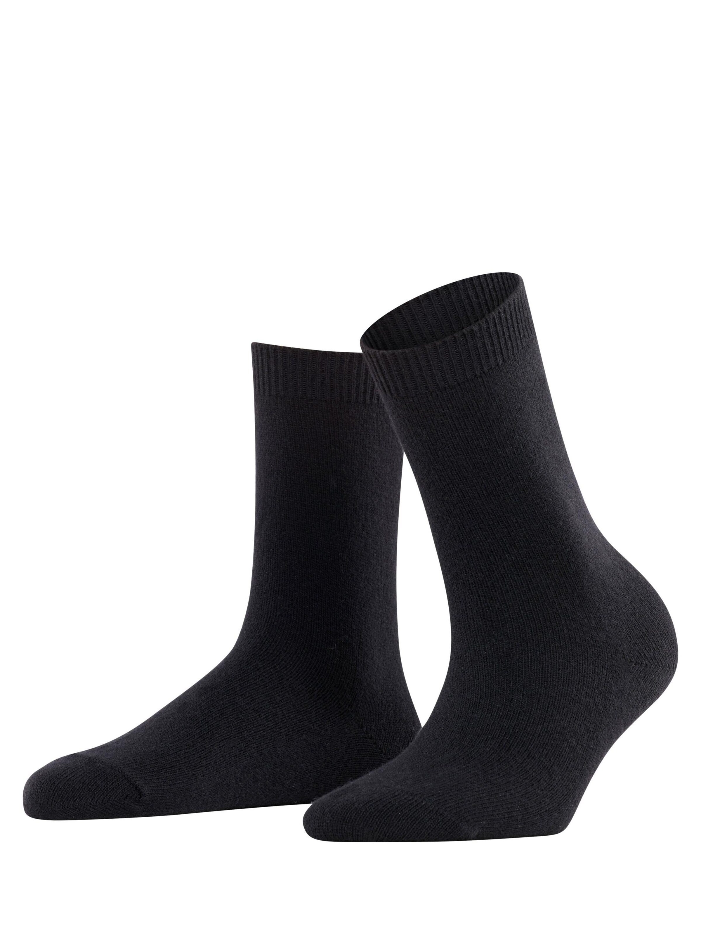 FALKE Socken 'Cosy Wool'‌‌ in Schwarz: Vorderseite
