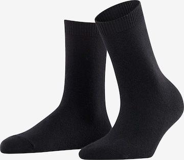 FALKE Socken 'Cosy Wool' in Schwarz: Vorderseite