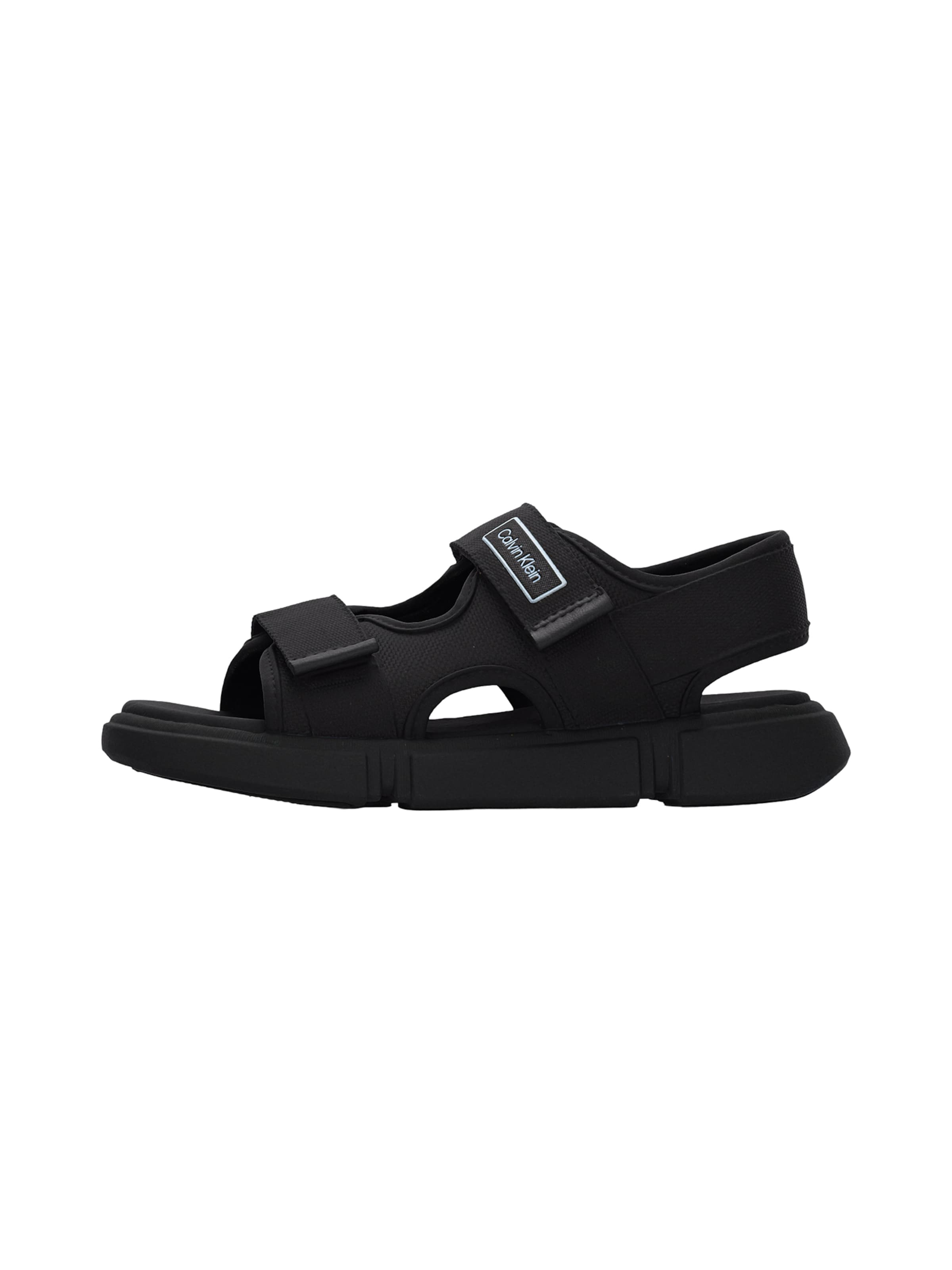 Calvin Klein Jeans - Zapatos abiertos 'WYATT' en negro: frente