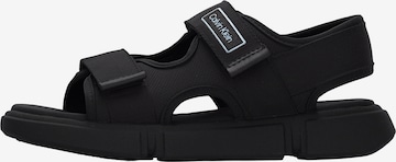 juoda Calvin Klein Jeans Atviri batai 'WYATT': priekis