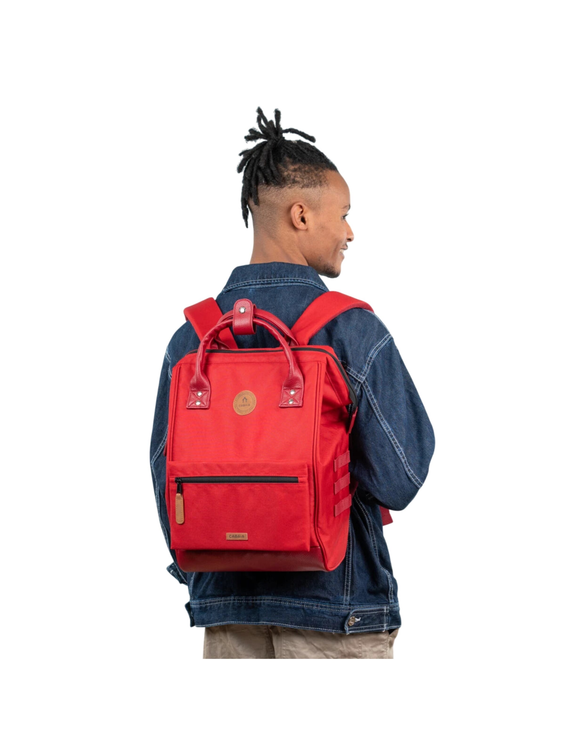 Cabaia Backpack 'Akranes M' in Red