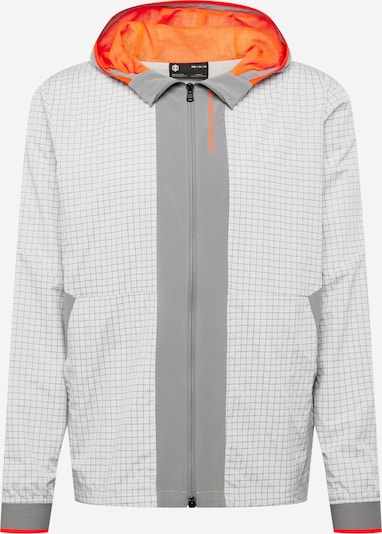 UNDER ARMOUR Sportjacke in rauchgrau / neonorange / weiß, Produktansicht
