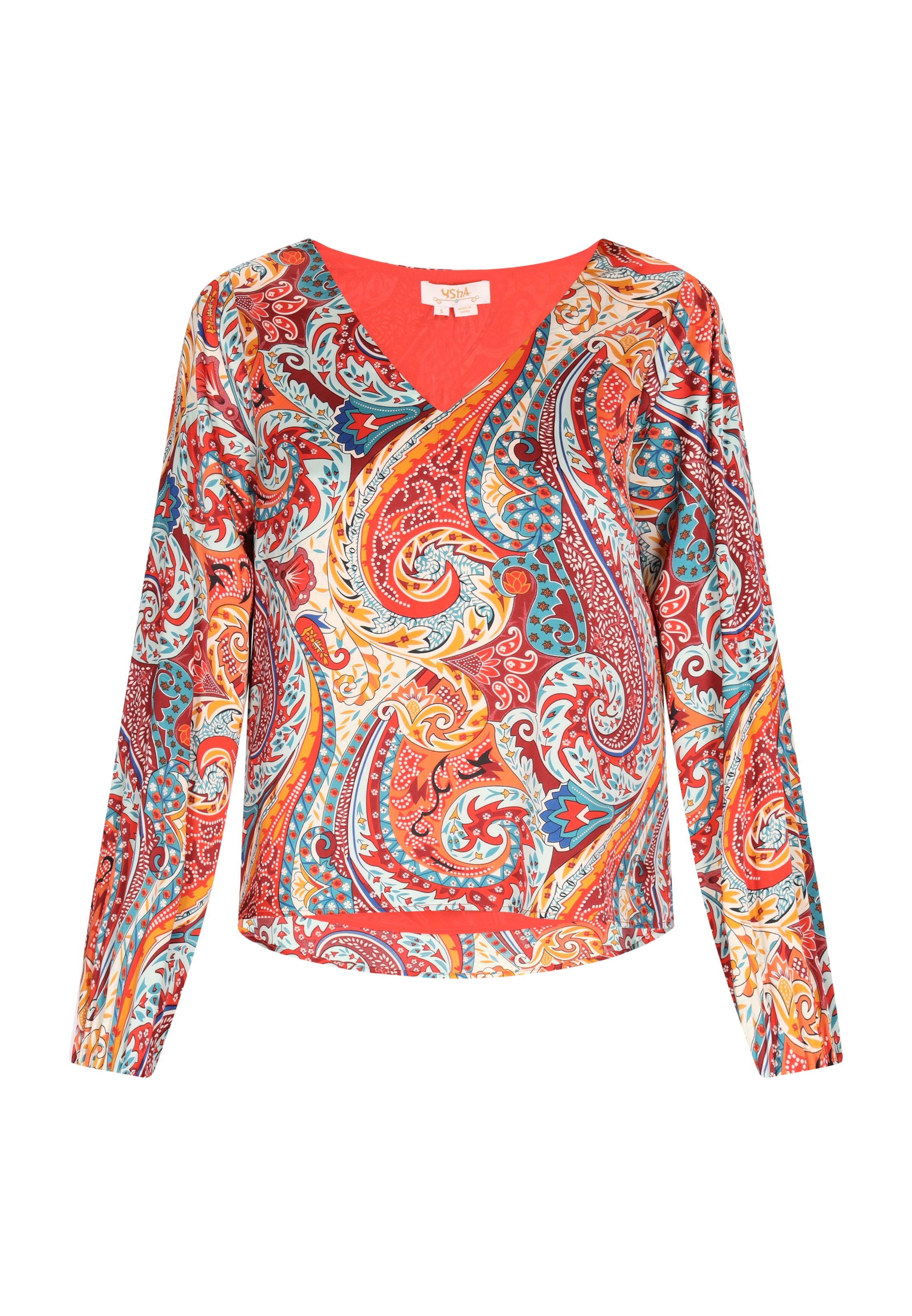 usha FESTIVAL Blúz - narancs: elől