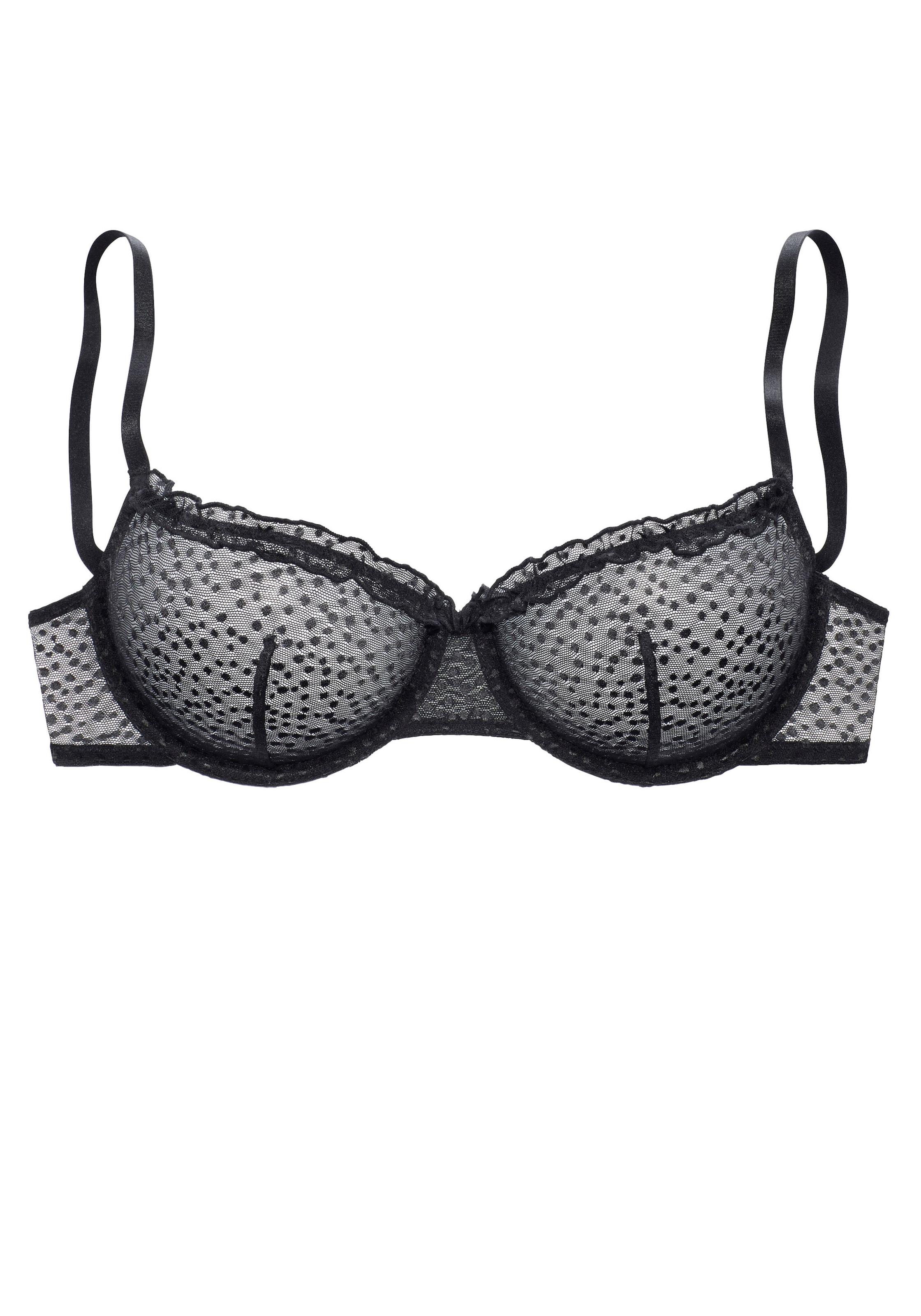 VIVANCE Balconette BH in Zwart: voorkant