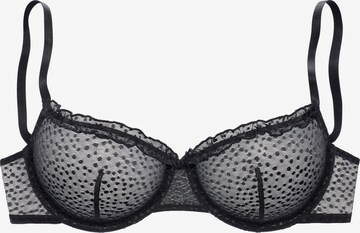 Balconnet Soutien-gorge VIVANCE en noir : devant