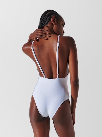 Karl Lagerfeld Swimsuit 'Essential' in White