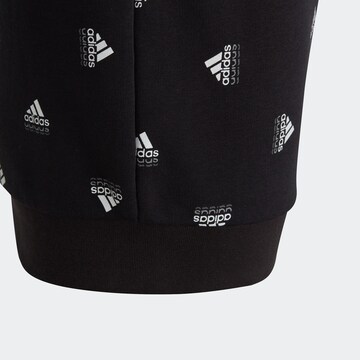 ADIDAS SPORTSWEAR Sportief sweatshirt 'Brand Love Allover Print' in Zwart