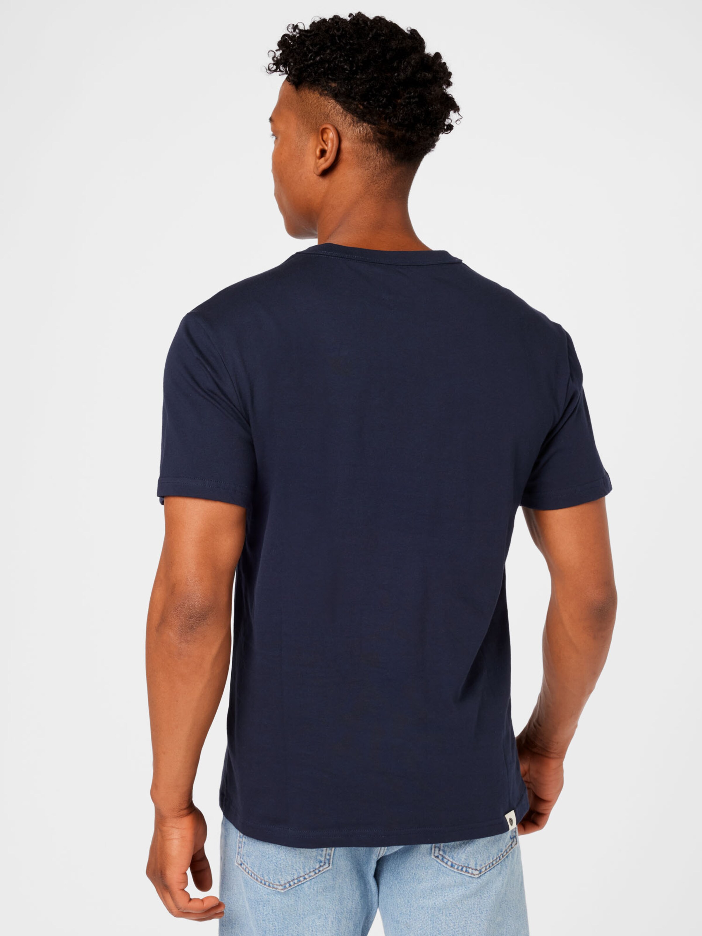 Männer Shirts anerkjendt T-Shirt 'KIKKI' in Nachtblau - ZC57621 Männer Shirts anerkjendt T-Shirt 'KIKKI' in Nachtblau - ZC57621
