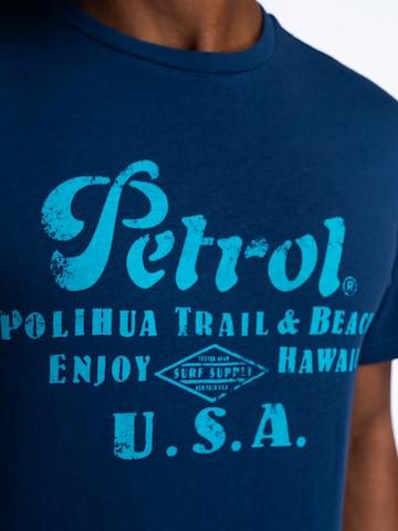 Tricou 'Sandcastle' de la Petrol Industries pe albastru