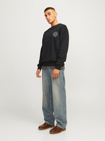 JACK & JONES Sweatshirt 'JJMystic' in Black
