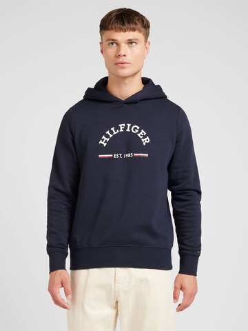 TOMMY HILFIGER Mikina - Modrá: predná strana