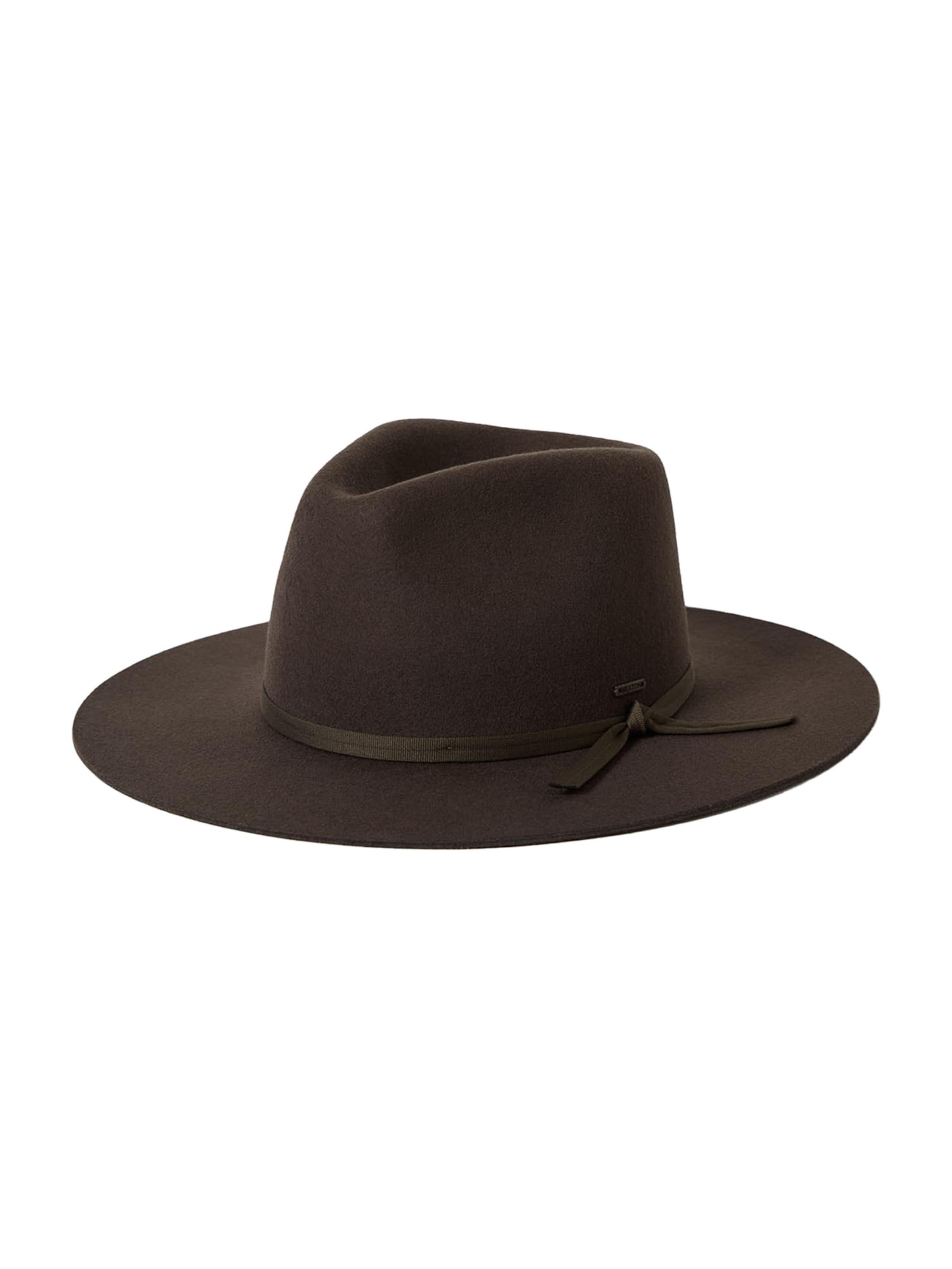 Brixton Hat 'COHEN' i brun: forside