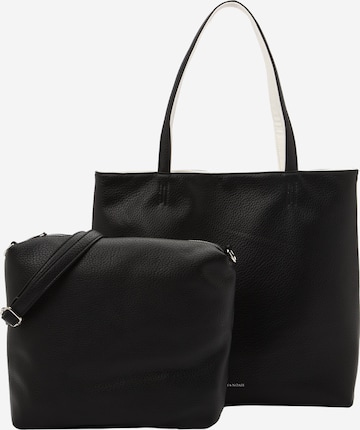 Emily & Noah Shopper 'Eva' in Schwarz: Vorderseite