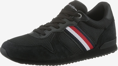 TOMMY HILFIGER Sneaker in rubinrot / schwarz / weiß, Produktansicht