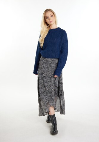 DreiMaster Vintage Pullover 'Altiplano' in Blau