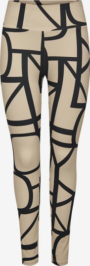 ONLY Leggings in creme / schwarz, Produktansicht